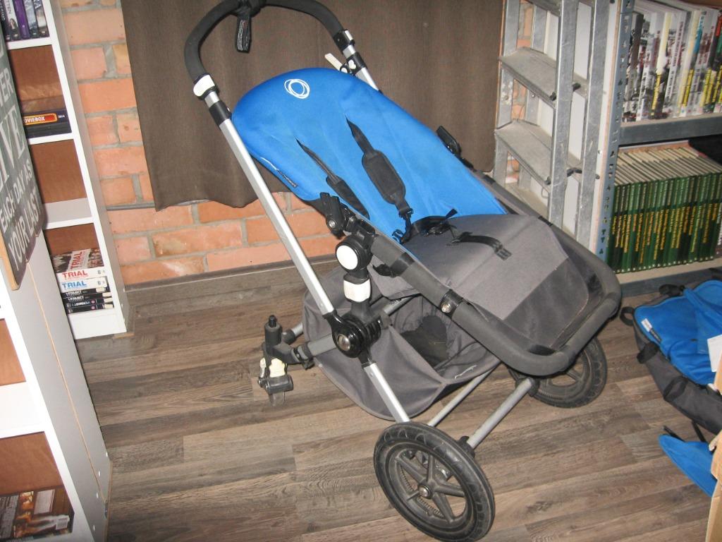 kinderwagen Bugaboo Cameleon blauw, Kinderen en Baby's, Gebruikt, Bugaboo, Verstelbare duwstang, Ophalen