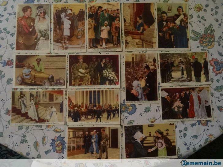 52 cartes série Reine Astrid - Côte d'Or, Enlèvement ou Envoi, Utilisé