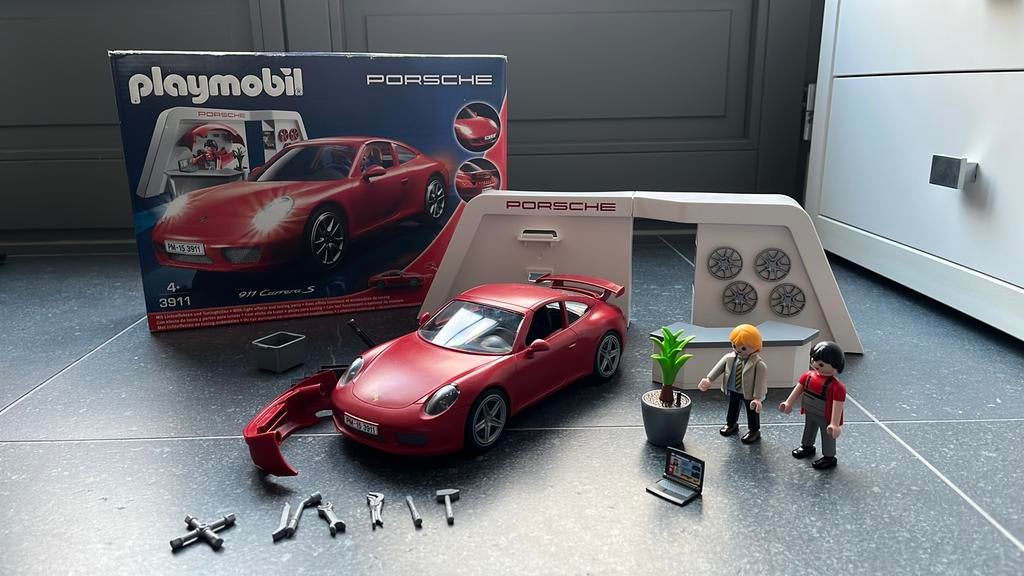 Playmobil 3911 Porsche 911 Carrera S, Ophalen of Verzenden, Zo goed als nieuw