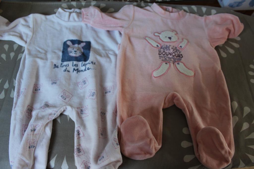 Lot de 2 pyjamas taille 50 et 56, Enlèvement ou Envoi, Utilisé, Fille
