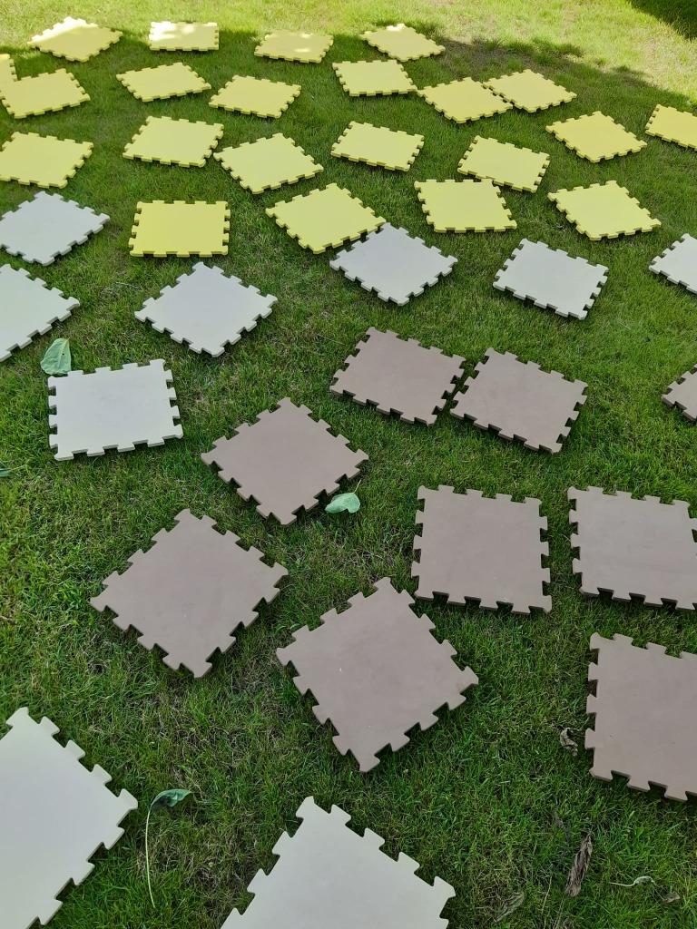 Foam puzzelmatten, Ophalen, Gebruikt