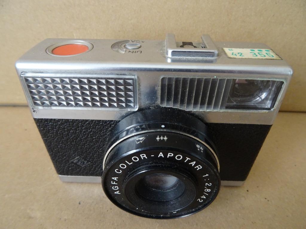 Vintage camera Agfa Color Apotar 1:2.8/42 Paratic 1970 werkt, Ophalen of Verzenden, Gebruikt, Compact, Overige Merken