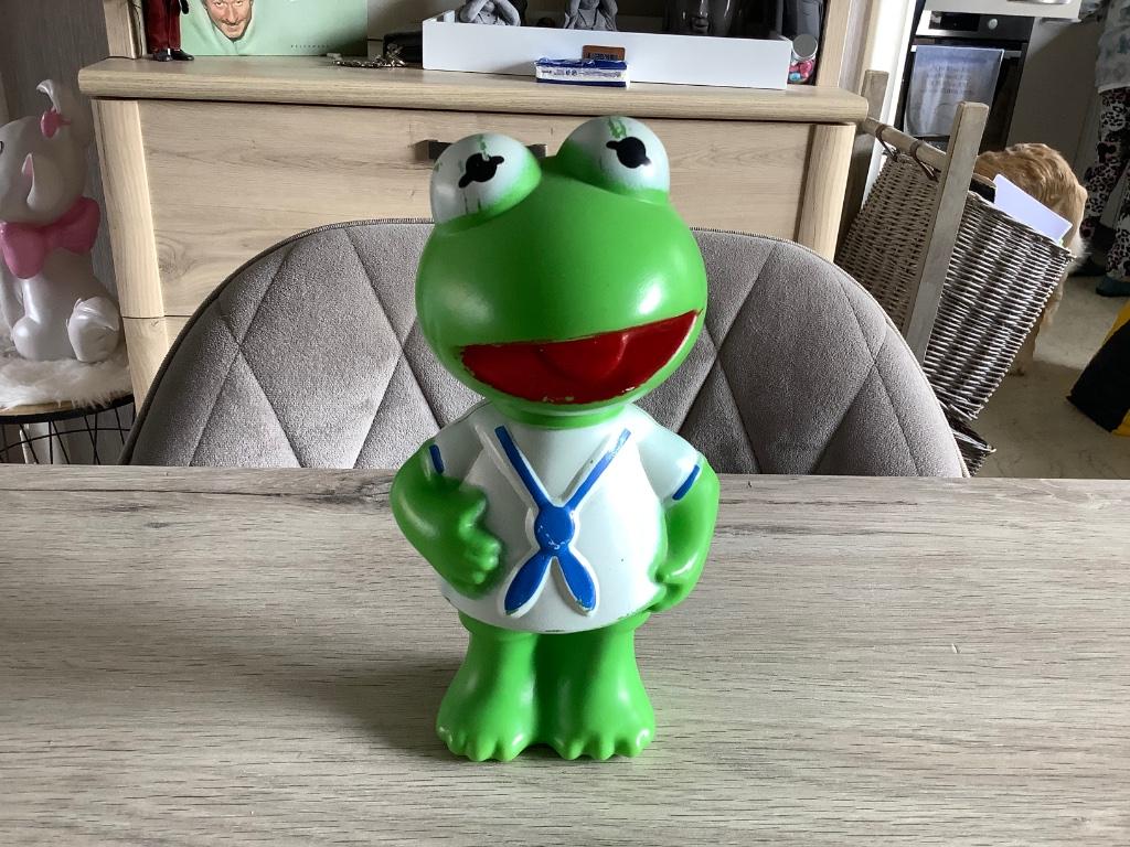 The Muppets Kermit de kikker plastic character (22 cm), Ophalen of Verzenden, Gebruikt