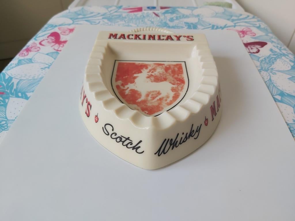 Asbak - Mackinlay's Scotch Whisky, Verzamelen, Ophalen of Verzenden, Gebruikt, Asbak