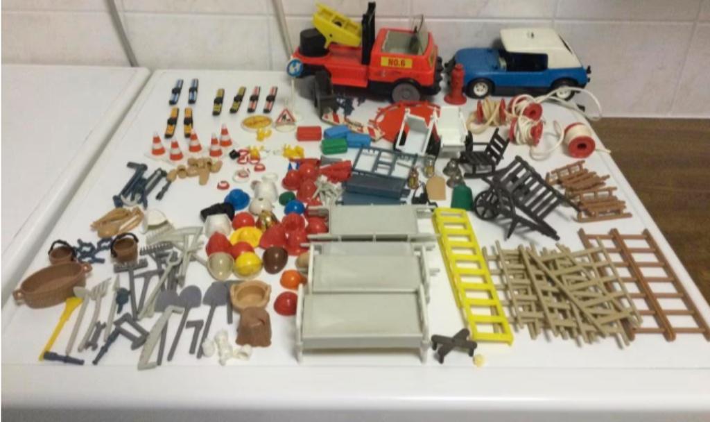 Lot accessoires playmobil & brandweer & auto, Enlèvement ou Envoi