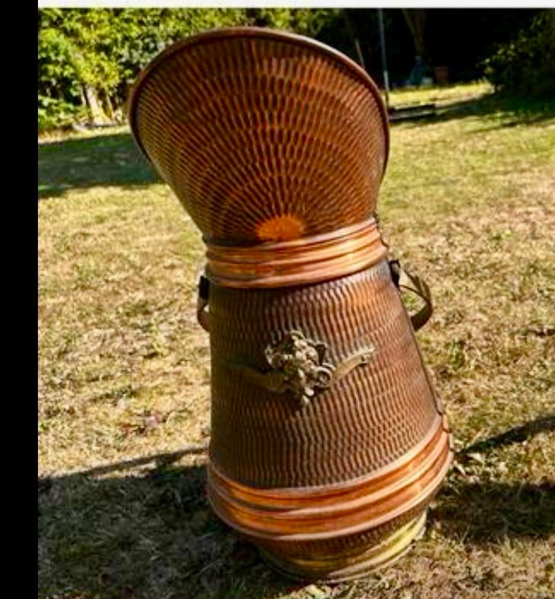 Magnifique porte parapluie en cuivre fait  main, Enlèvement, Cuivre
