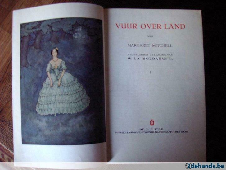 Gejaagd door de wind,trilogie door Margaret Mitchell,, Ophalen, Gelezen, België