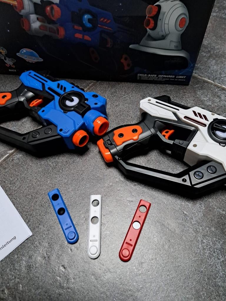 Laser guns met projectie, Ophalen of Verzenden, Zo goed als nieuw