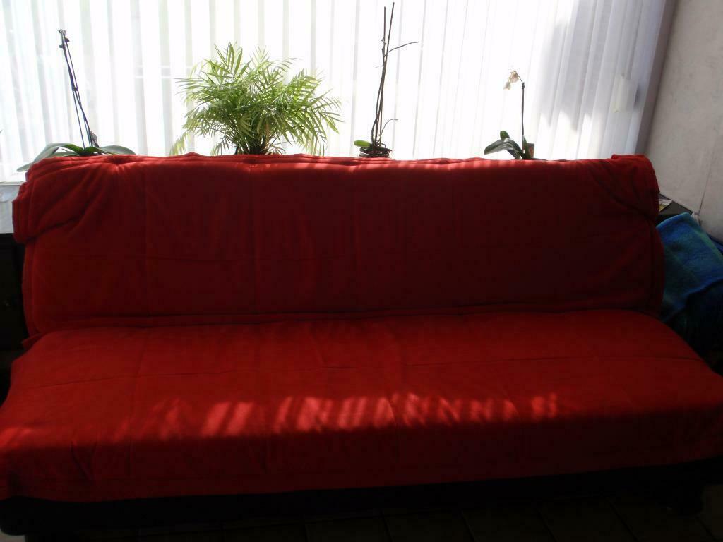 slaap/zetelbank, Ophalen, Gebruikt, 150 tot 200 cm, Tweepersoons