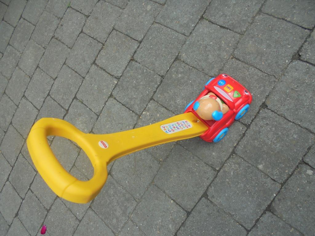 fisher price loophondje, Kinderen en Baby's, Speelgoed | Fisher-Price, Ophalen of Verzenden, Zo goed als nieuw, Duw- of Trekspeelgoed