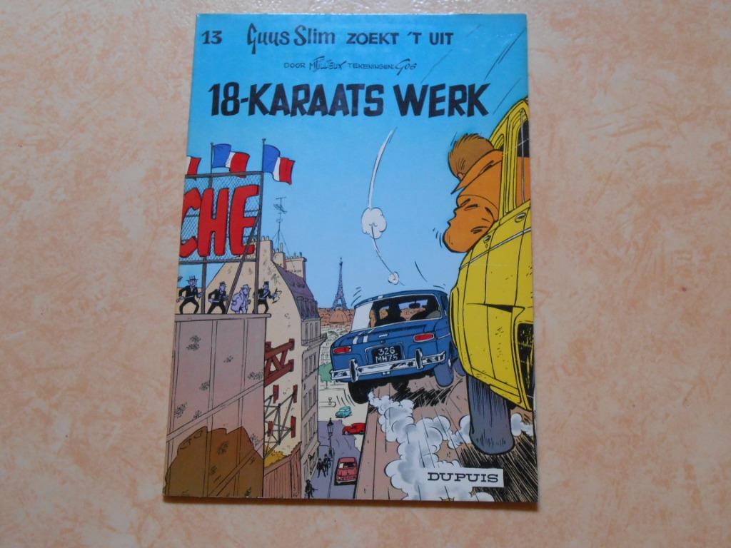 Guus slim 13 18-karaats werk 1971 1 ste druk, Enlèvement ou Envoi, Une BD, Neuf, M. Tillieux