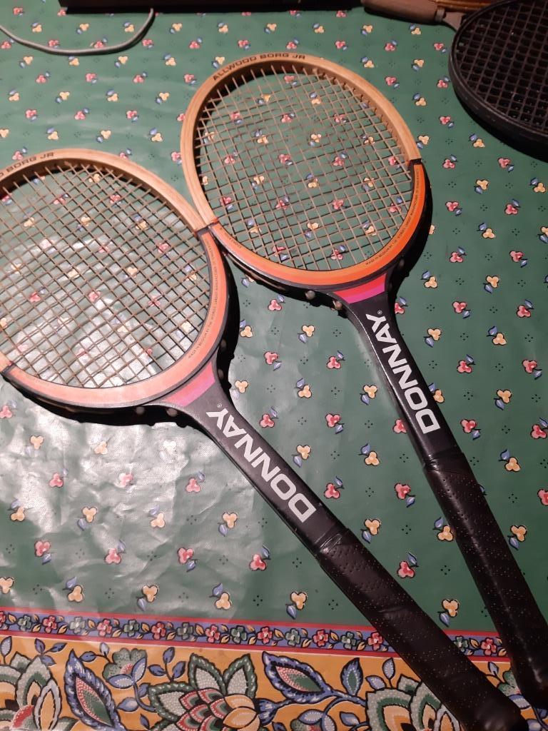 Tennisrackets Bjorn Borg vintage, Ophalen, Gebruikt, Racket