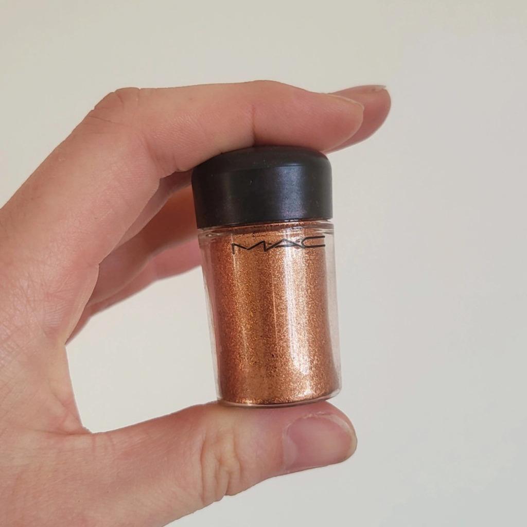Mac pigment powder copper sparkle A13 make up, Ophalen of Verzenden, Goud, Make-up