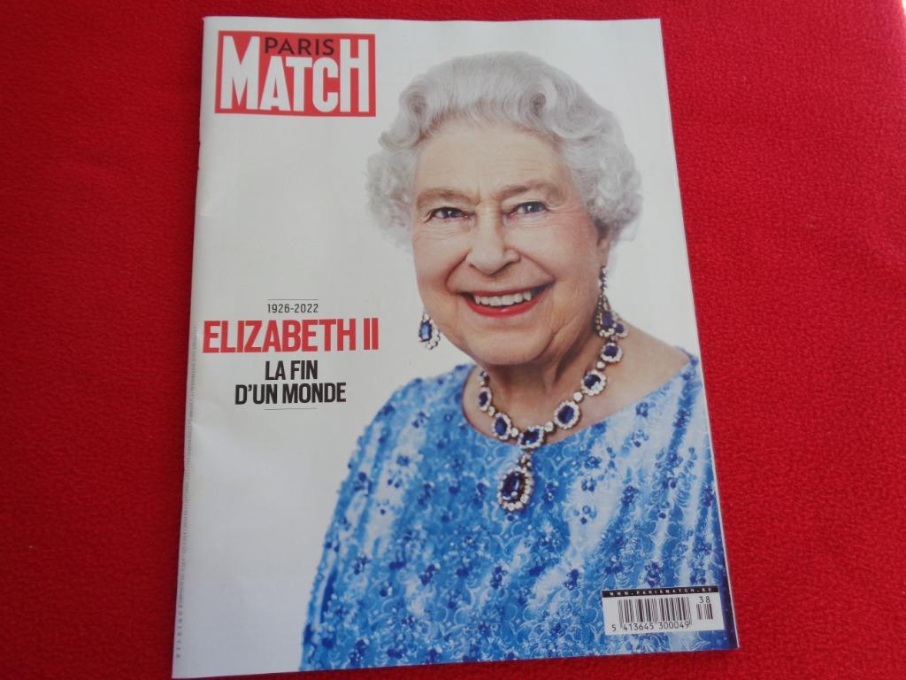 Paris Match septembre 2022 reine ELIZABETH II, Verzamelen, Ophalen of Verzenden, Tijdschrift