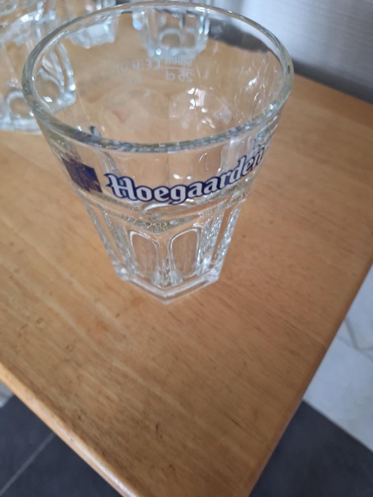 VERRES À BIÈRE « HOEGAARDEN », Enlèvement ou Envoi, Neuf, Verre ou Verres, Autres marques