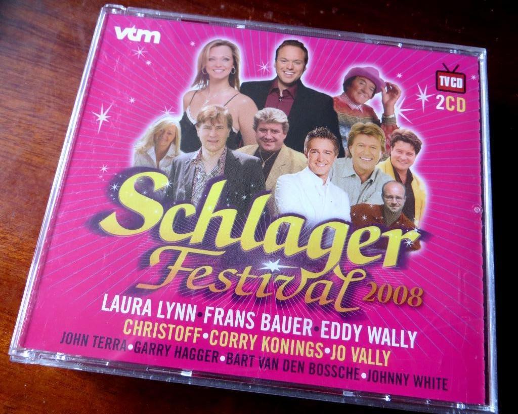 VTM SCHLAGER FESTIVAL 2008 2CD-SET (LAURA LYNN - EDDY WALLY), Verzenden, Zo goed als nieuw, Nederlandstalig