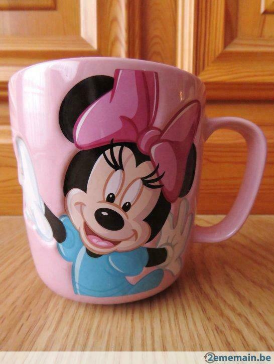 magnifique mug tasse minnie de Disneyland resort Paris, Ophalen, Gebruikt, Kop(pen) en/of Schotel(s)