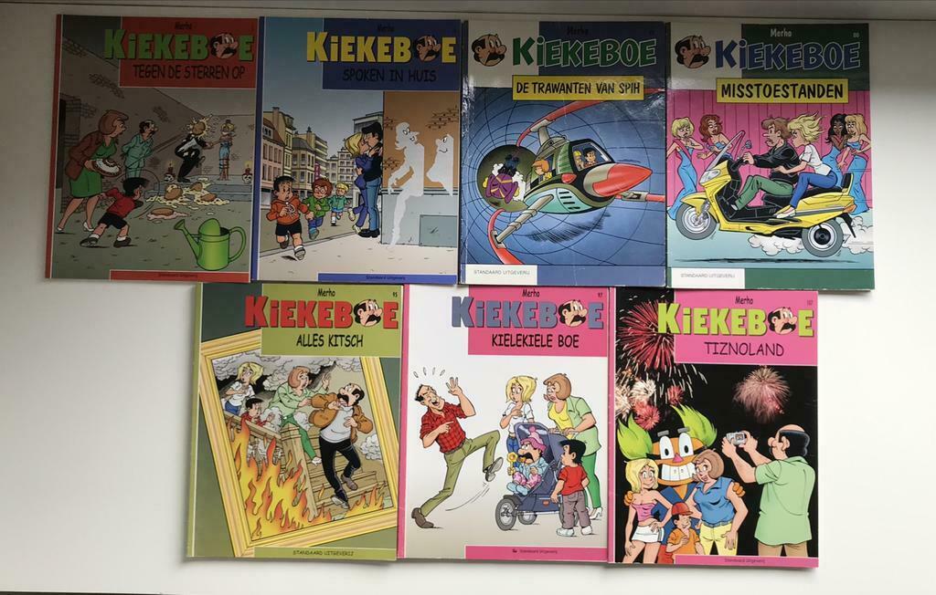 Kiekeboe strips, Meerdere comics, Ophalen of Verzenden, Gelezen
