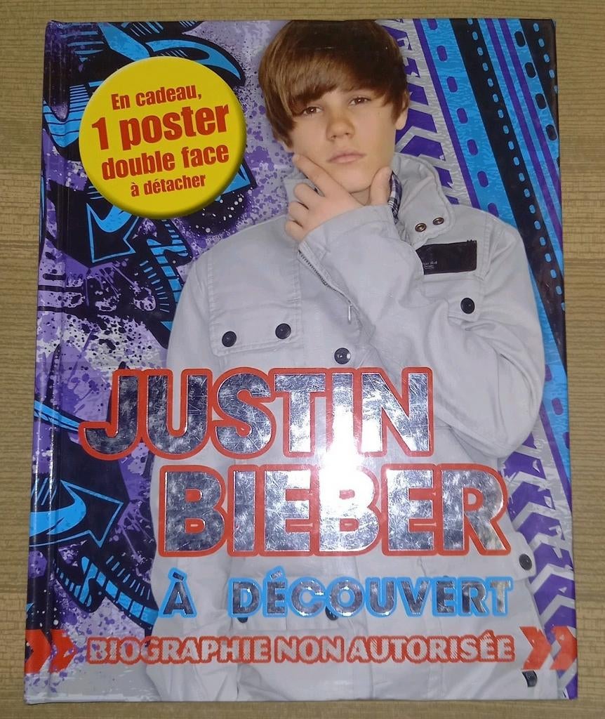 Livre Justin Bieber a découvert, Enlèvement ou Envoi, Comme neuf