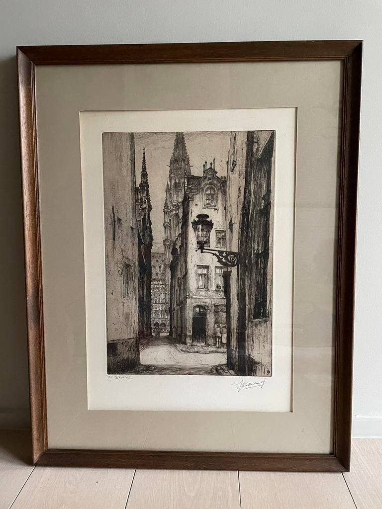 Ets/Brussel/épreuve d’artiste van Jean Batenburg, Ophalen