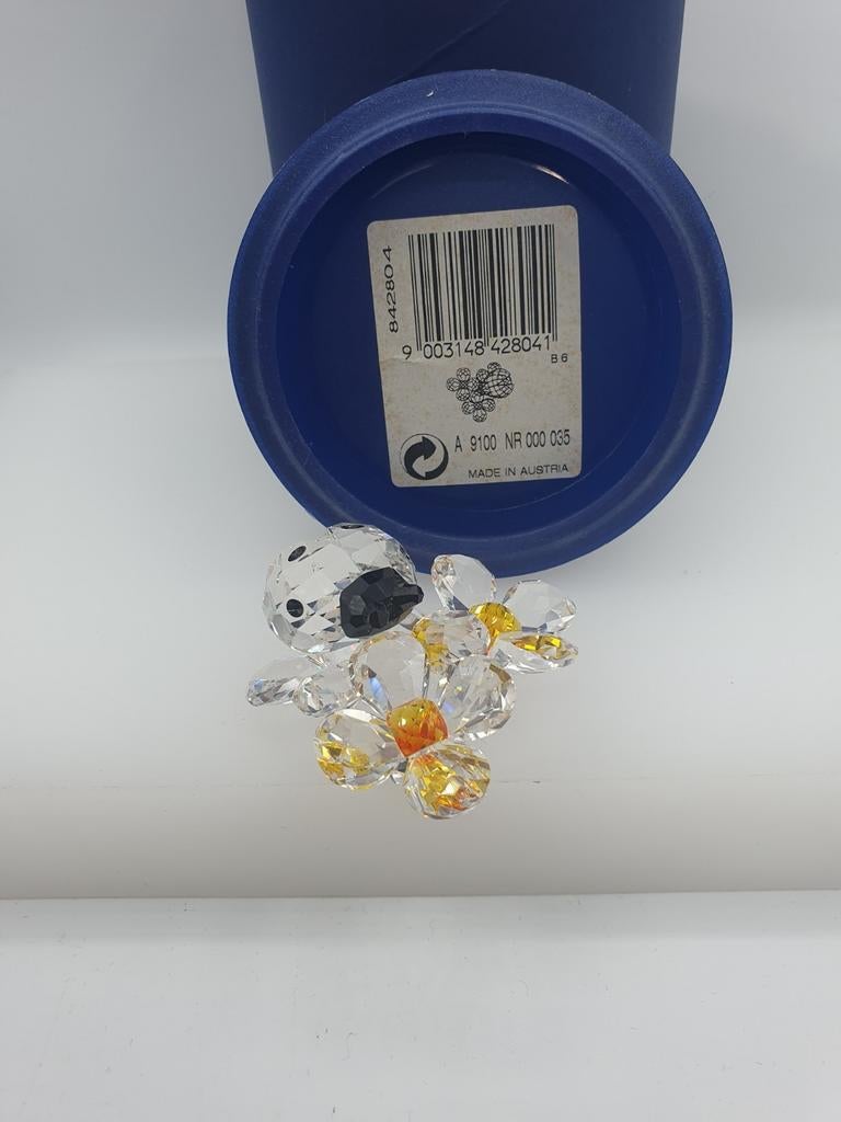 Swarovski Lieveheersbeestje op bloem 842804., Verzamelen, Ophalen of Verzenden, Zo goed als nieuw