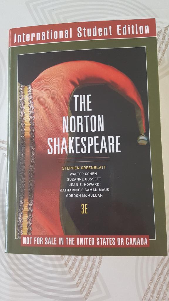 Norton Shakespeare ISE 3e, Boeken, Ophalen of Verzenden, Zo goed als nieuw, Hoger Onderwijs, Stephen Greenblatt