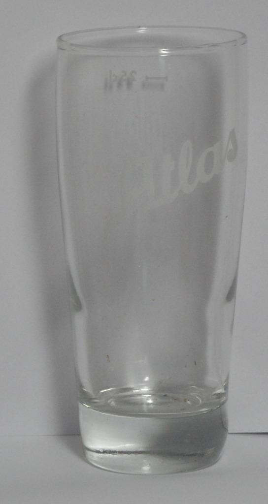 bierglas ATLAS, Verzamelen, Biermerken, Ophalen of Verzenden