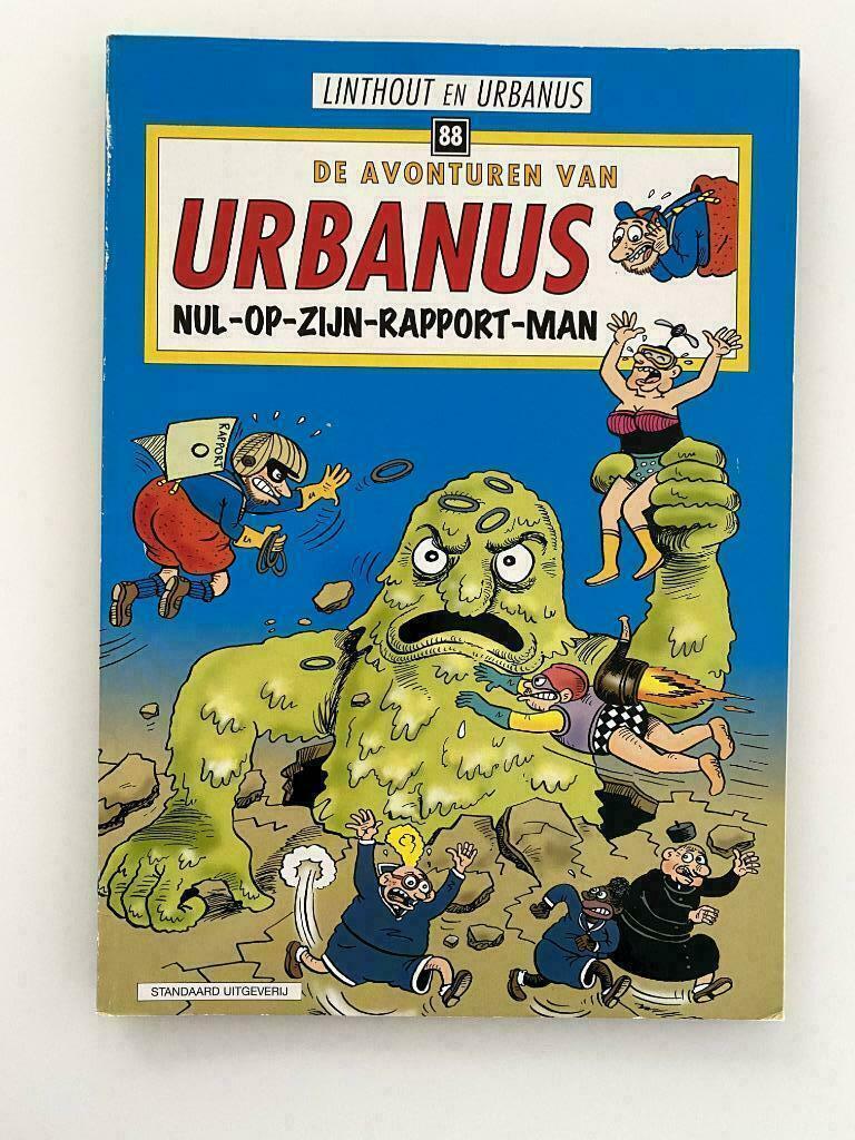 Urbanus 88 Nul-op-zijn-rapport-man 1ste druk 2001, Enlèvement ou Envoi, Une BD, Comme neuf, Urbanus