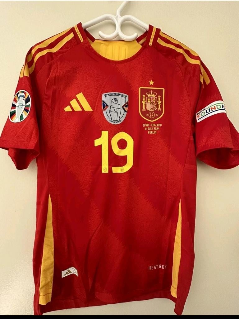 Spanje Lamine Yamal Voetbalshirt EURO Finale 2024, Verzenden