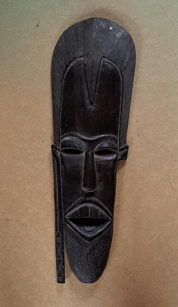 Houten masker, Antiek en Kunst, Ophalen of Verzenden