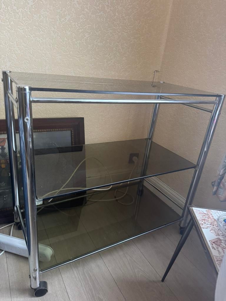 Etagere en verre, Ophalen, Gebruikt, Glas
