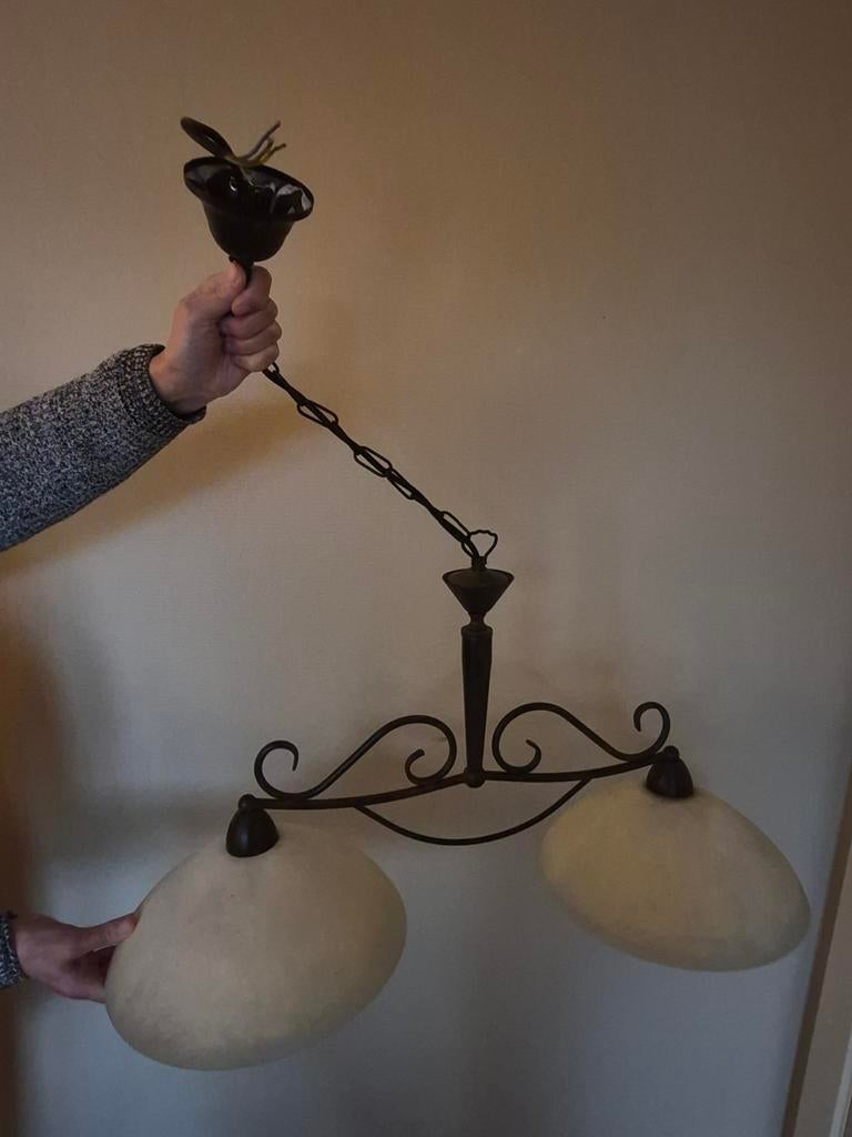 landelijke lamp in prima staat., Huis en Inrichting, Lampen | Hanglampen, Ophalen, Gebruikt