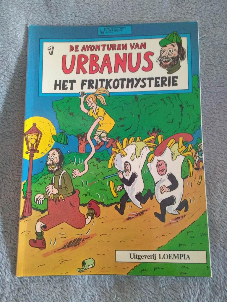 strip Urbanus  nr 1 Het fritkotmysterie, Boeken, Stripverhalen, Ophalen of Verzenden, Gelezen, Linthout en Urbanus