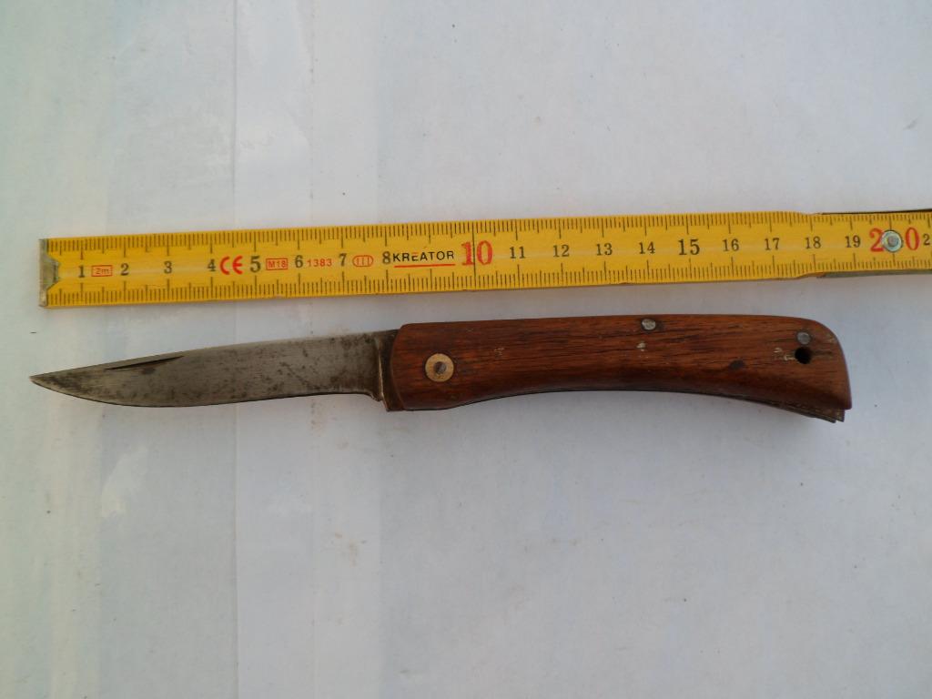 Couteau, ancien pour le travail ou la chasse, pliant. Longue, Antiquités & Art, Enlèvement ou Envoi