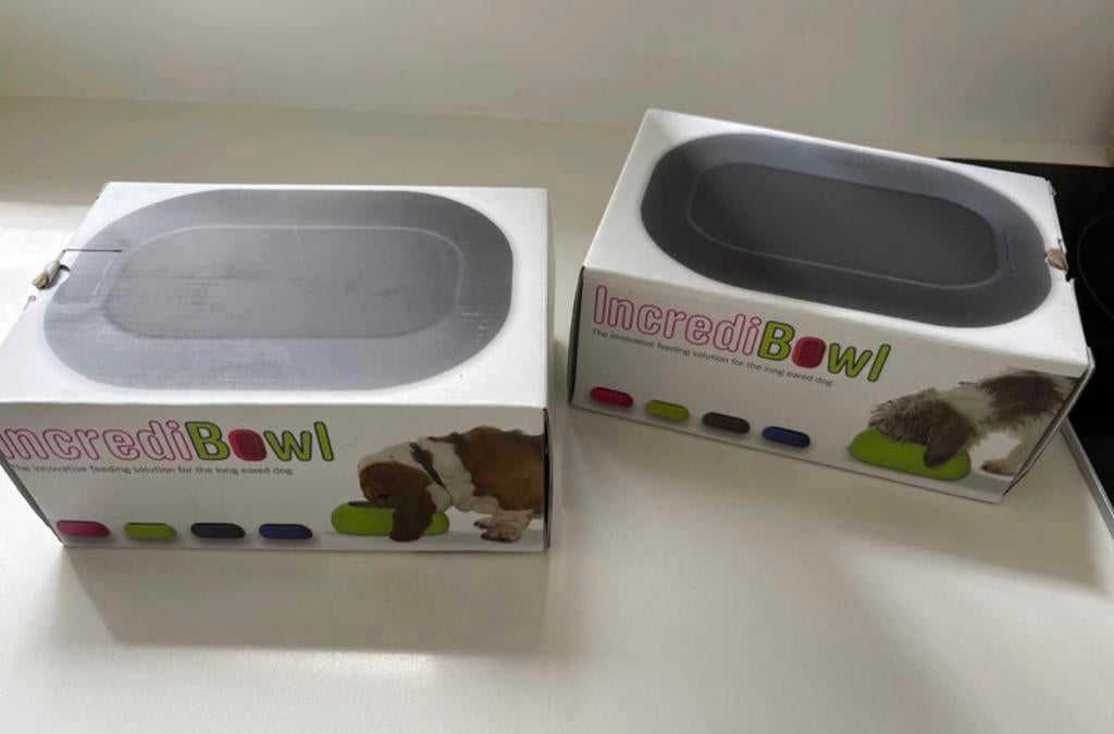 2 grijze Incredibowl nieuw in verpakking, Enlèvement ou Envoi, Neuf
