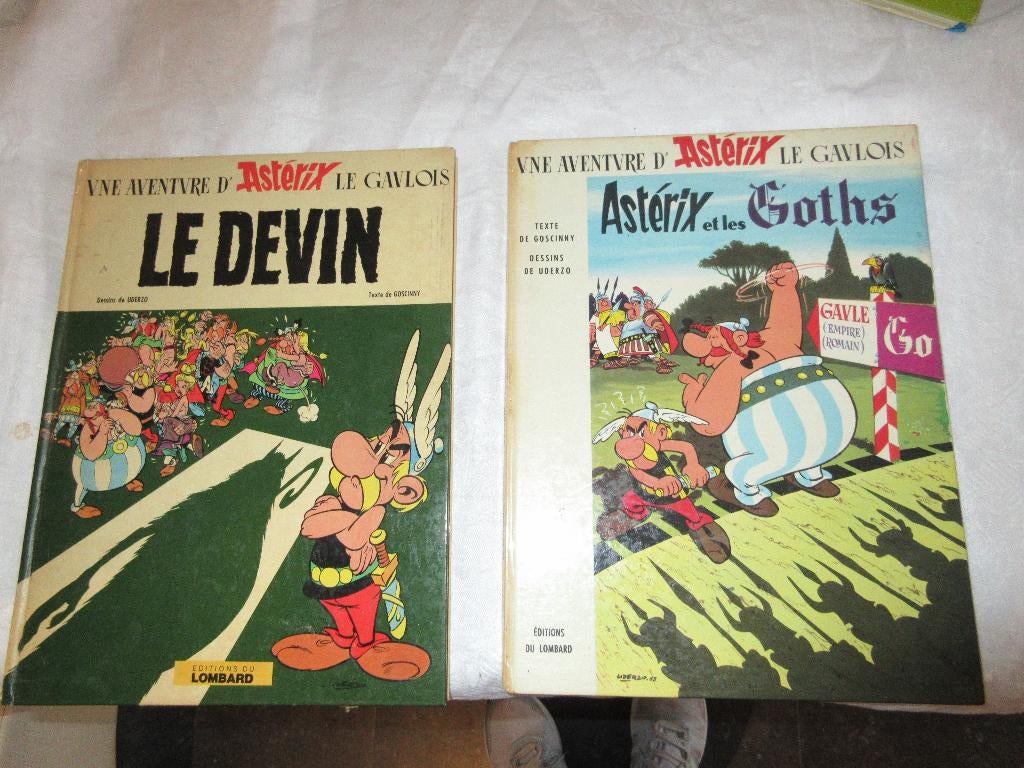 2 BD UN AVENTURE D'ASTERIX LE GAULOIS LE DEVIN et les GOTHS, Enlèvement
