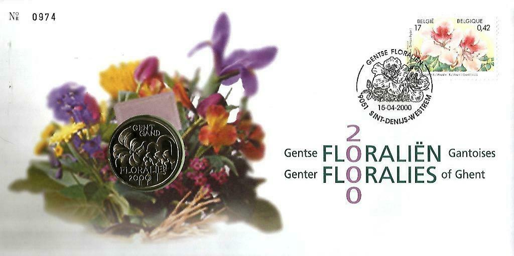 België 2000 - Numisletter OBP 2904 Gentse floraliën X, Enlèvement ou Envoi, Non oblitéré, Gomme originale, Neuf