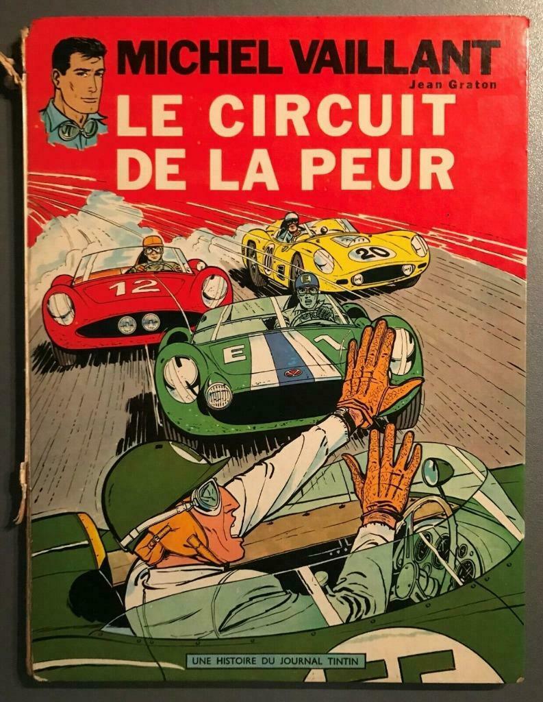 B.D. "Michel Vaillant N°3 : Le circuit de la peur" 1965, Une BD, Enlèvement ou Envoi, Utilisé, Jean Graton