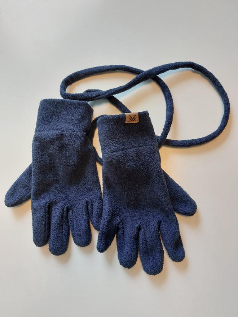 Handschoenen fleece - donkerblauw - slechts 2 euro, Gebruikt, Jongen of Meisje, Ophalen of Verzenden, 104 of kleiner