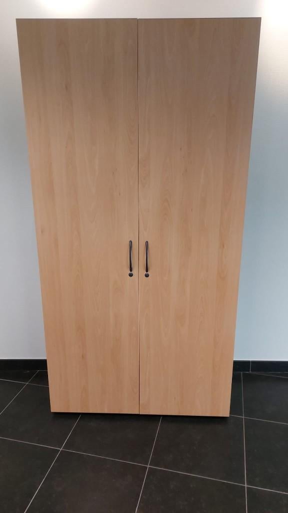 Houten stevige draaideurkasten H, Huis en Inrichting, Kasten | Roldeurkasten en Archiefkasten, Ophalen, Gebruikt, 100 tot 150 cm