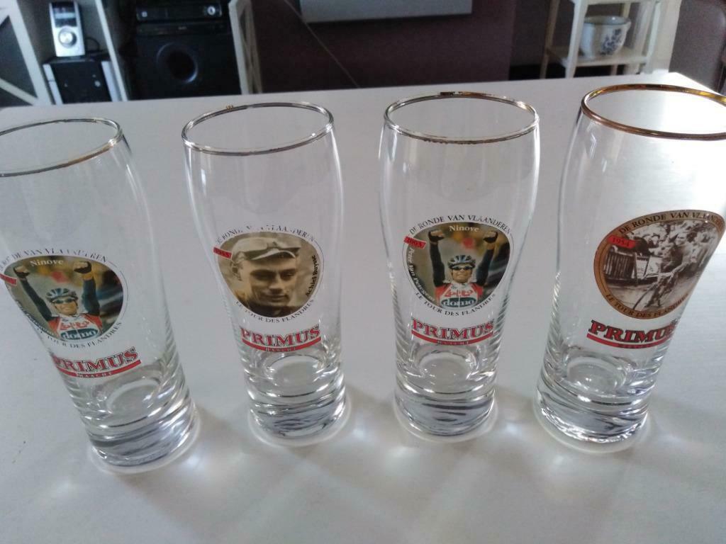 bierglazen primus ronde van Vlaanderen verzamelaars, Verzamelen, Ophalen of Verzenden