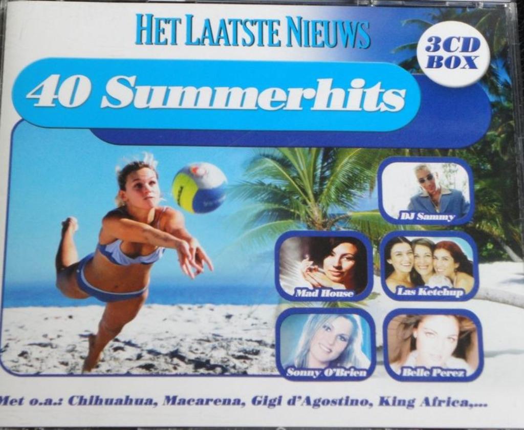 40 Summerhits -Sabrina,Spiller,Righeira,King Africa (3XCD), Cd's en Dvd's, Ophalen of Verzenden