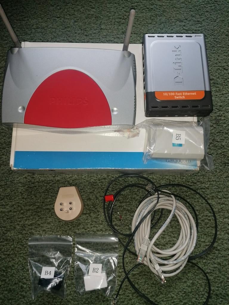 Modem ADSL Belgacom, Enlèvement, Comme neuf