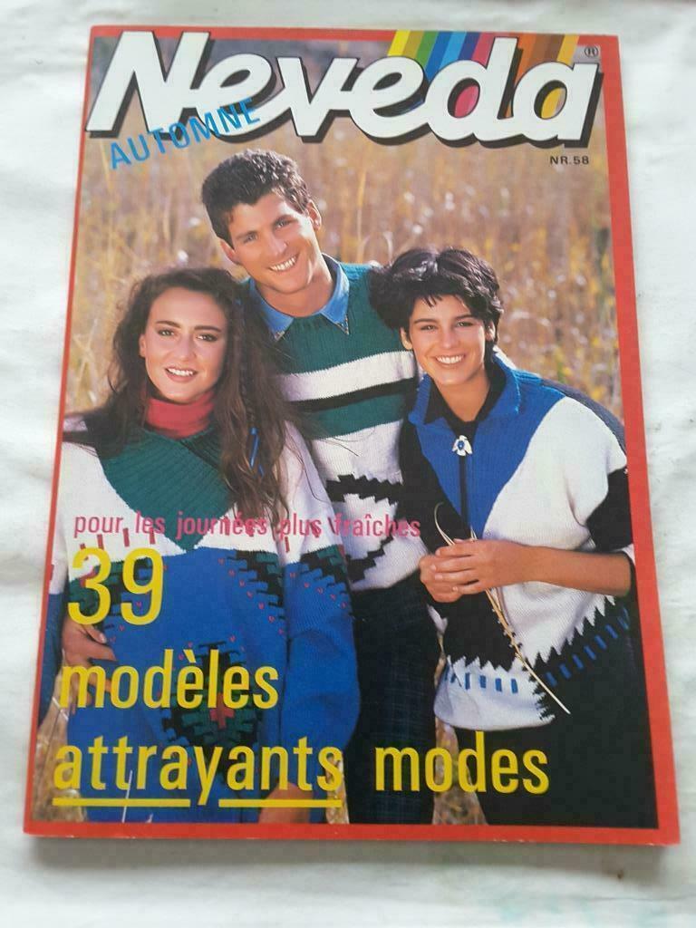 revue Nevedas n° 58 modèle tricot automne 39 modèles attray., Livres, Enlèvement ou Envoi, Neuf