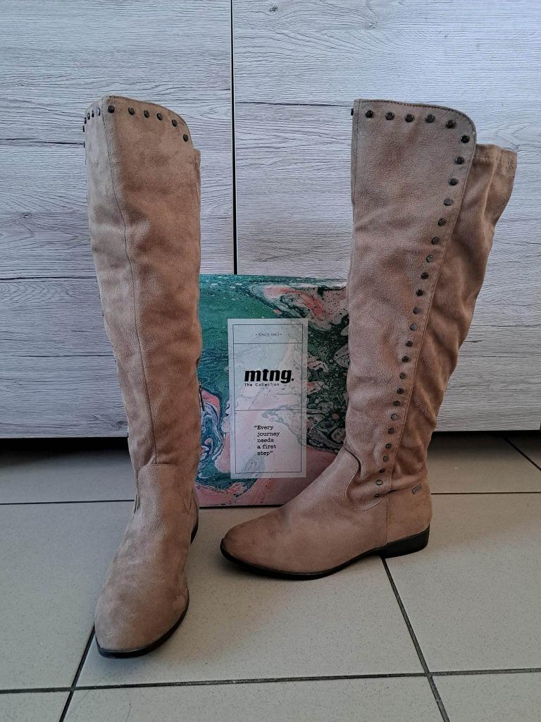 Laarzen MTNG (38), Ophalen, Hoge laarzen, Bruin, Zo goed als nieuw