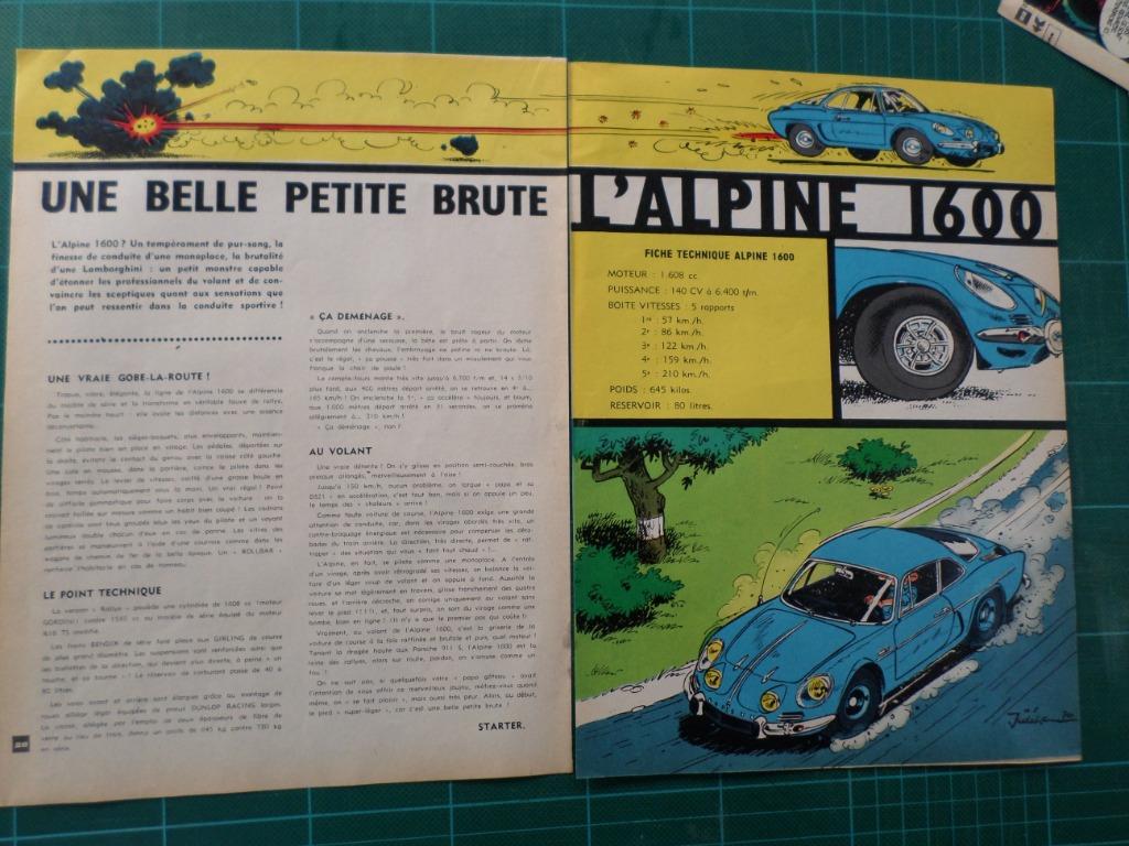Alpine 1600 - article illustré - 1971, Enlèvement ou Envoi, Utilisé, Autres types
