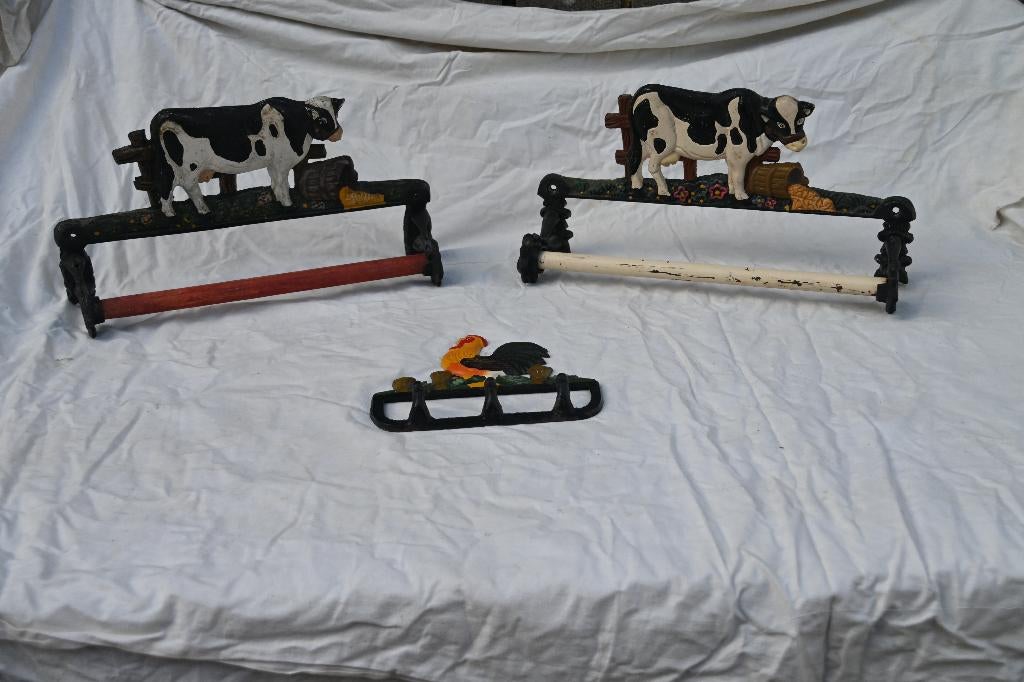Lot de 3 portes essuies en fonte, Enlèvement, Comme neuf