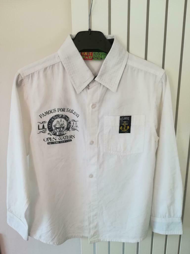 Hemd, maat 122 - 128, merk Knot so Bad, Knot so bad, Overhemd of Blouse, Ophalen of Verzenden, Zo goed als nieuw