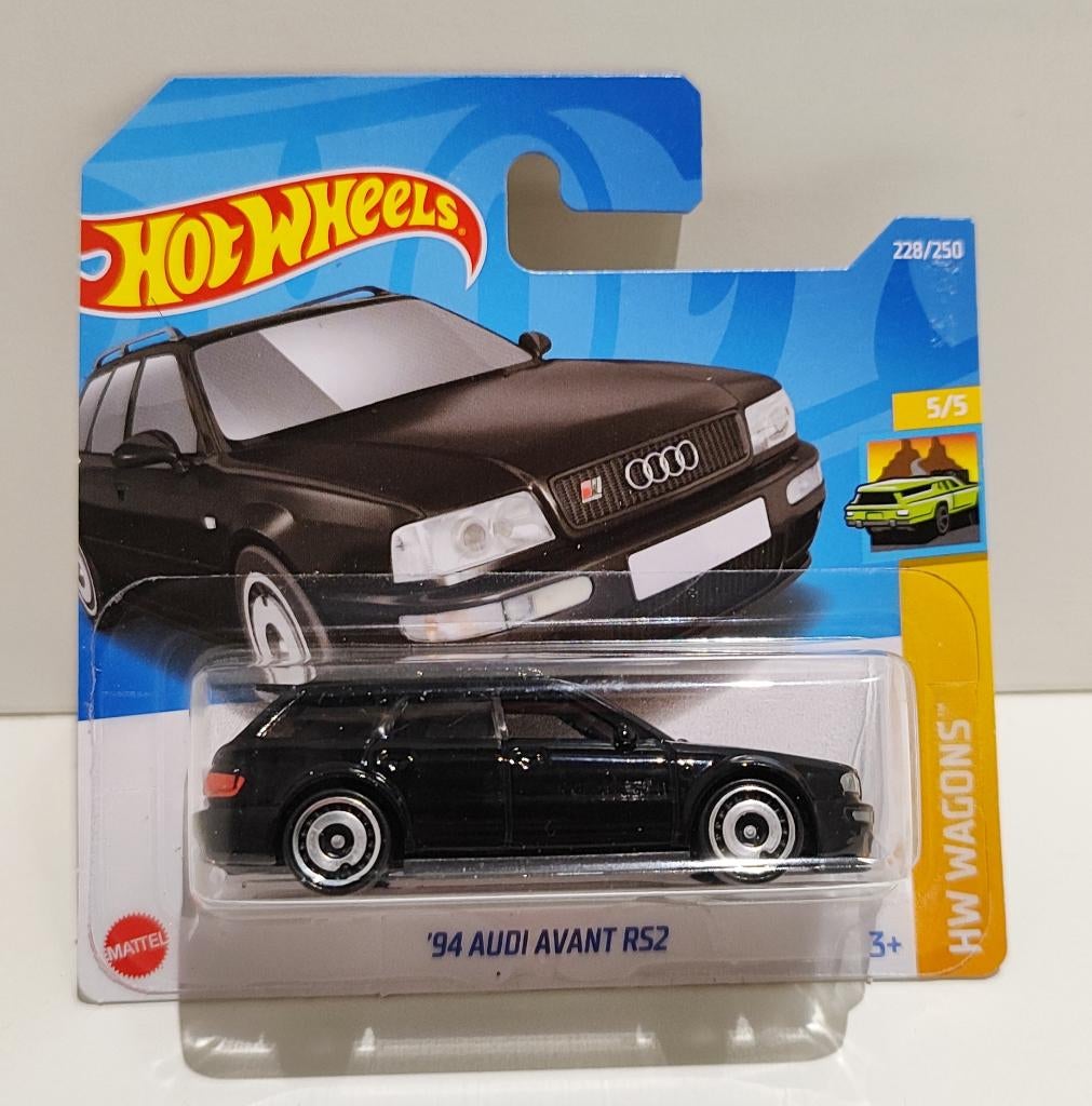Hot Wheels '94 Audi Avant RS2 Zwart (2022), Ophalen of Verzenden
