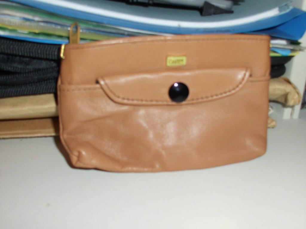 Portemonnee, Beige, Nieuw, Leder, Ophalen